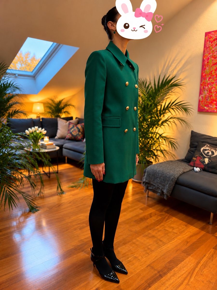 Zara Cappotti: Double Breasted Coat, Size S – Nuovo (secondo la descrizione) da Basel venduto da ais_hf25 2