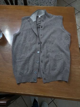 Neue Della Ciana Strickjacke Weste 48 M Merino Kaschmir Lux