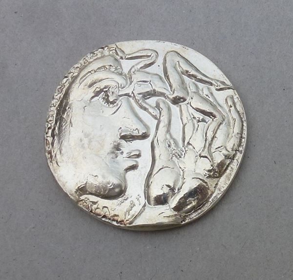 Medaillen: Top ++ Hans Erni Silber Medaille 1972 – Gebraucht aus Walkringen von Casablanca777