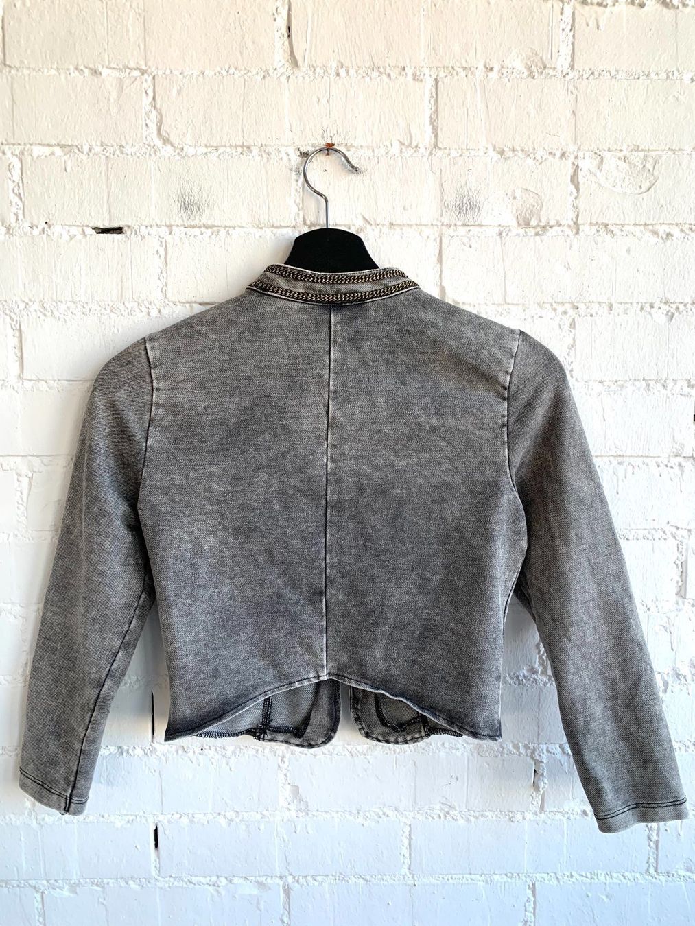 H&M Bolero: Bolerojäckchen mit Goldbordüre – Usato da Bern venduto da Fraeuleinhonig 7