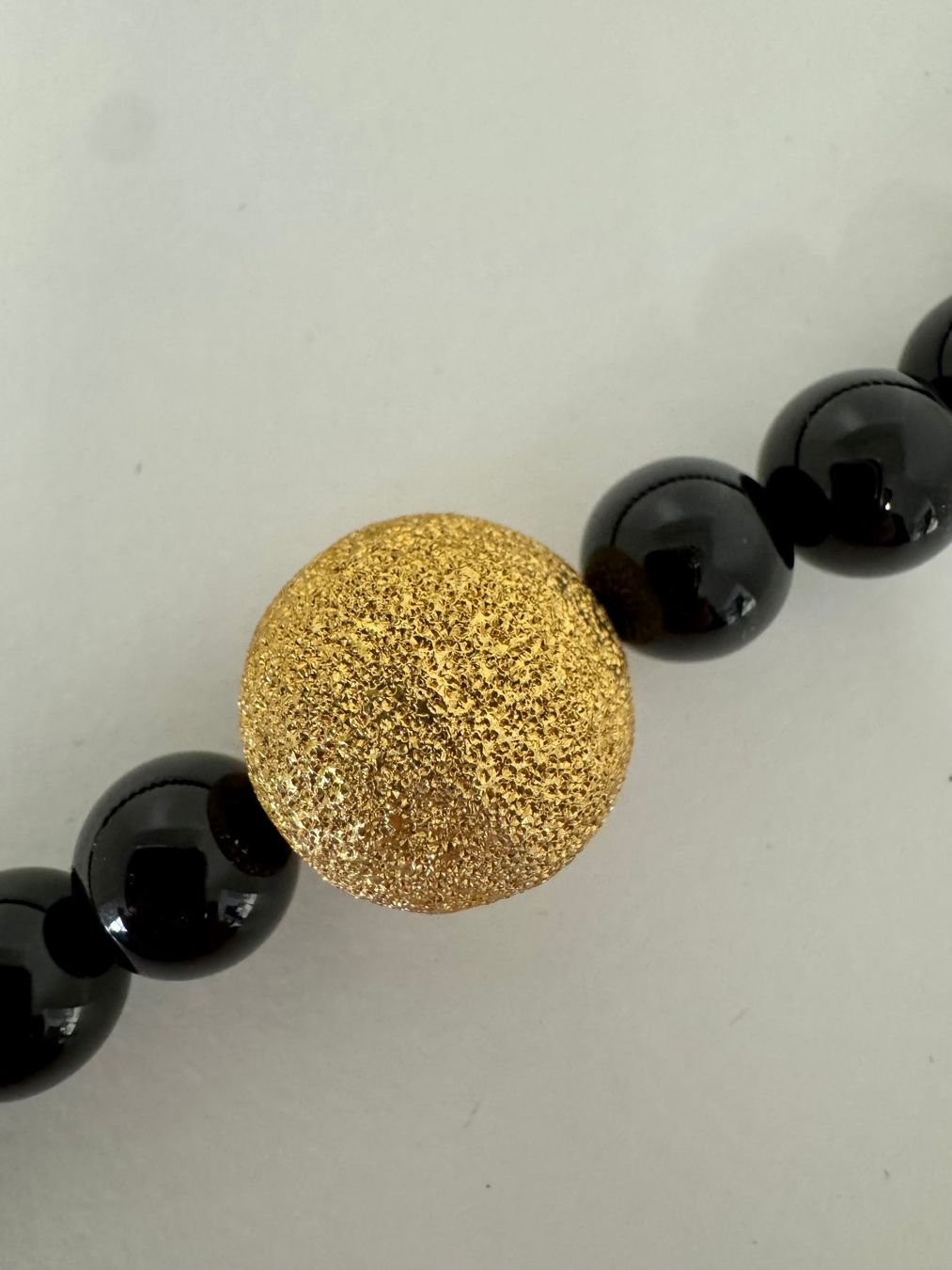 Catenine: Halskette Onyx/ Kunstkugel – Nuovo (secondo la descrizione) da Biberist venduto da tl-schmuck 3
