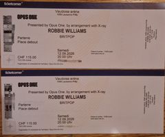 Robbie Williams 2 Tickets Lausanne