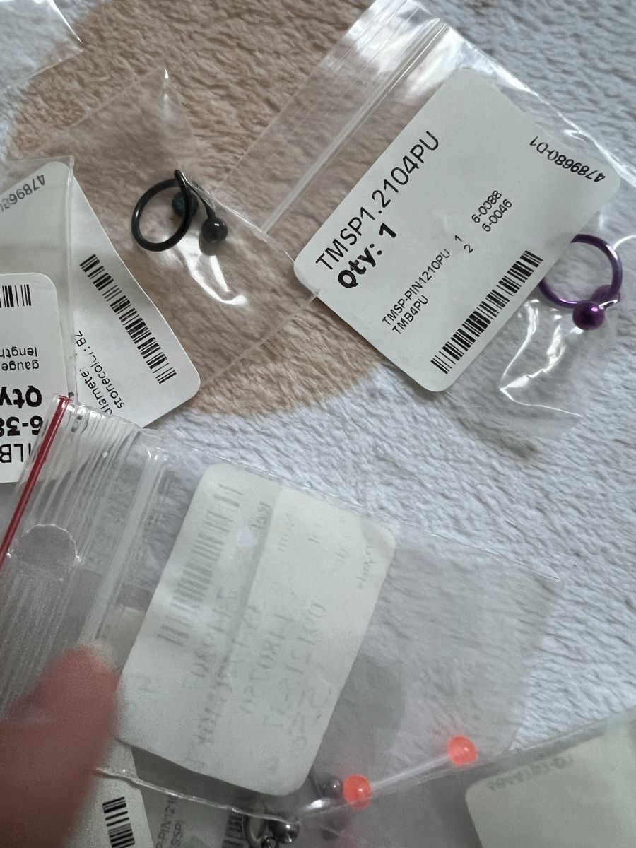 Gioielli per piercing: Lot de piercings neufs – Nuovo e nell'imballaggio originale da Ropraz venduto da Angy.ruiz 3