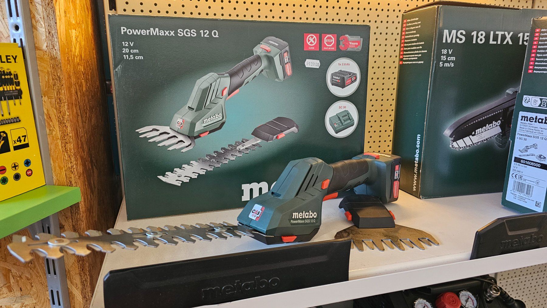 Metabo Tutti gli attrezzi: Metabo Akku Grasschere und Strauchschere Set PowerMaxx Kit – Nuovo e nell'imballaggio originale da Koppigen venduto da Bracher_Mail-House 1