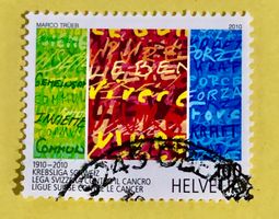 Nr.1343 Sondermarken 100 Jahre Krebsliga Schweiz  GESTEMPELT