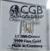 **RAR**kleinster Goldbarren der Welt--ausverkauft!!!!