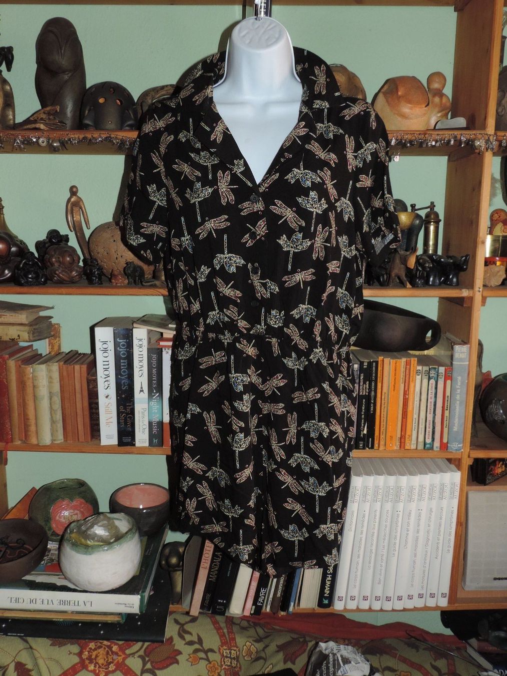 Jumpsuits: jumpsuit libellules noire – Gebraucht aus Genève von Axelle333 4