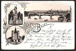Litho Basel, St. Jacobs-Denkmal, Spalent