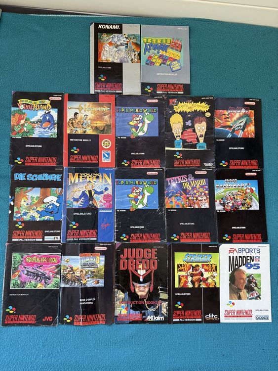 Nintendo Giochi: 17 Spielanleitungen für Supernintendo – Usato da Richterswil venduto da Retroandy