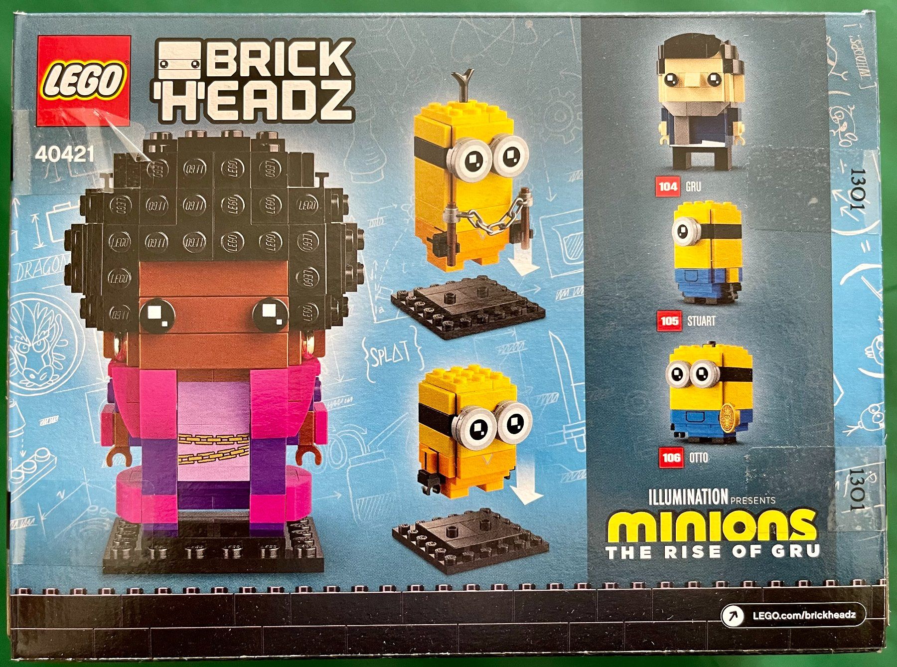 Lego Kit di costruzioni: Lego Brickheadz 40421 - Belle Bottom, Kevin & Bob – Nuovo e nell'imballaggio originale da Höri venduto da PSMarinho 1