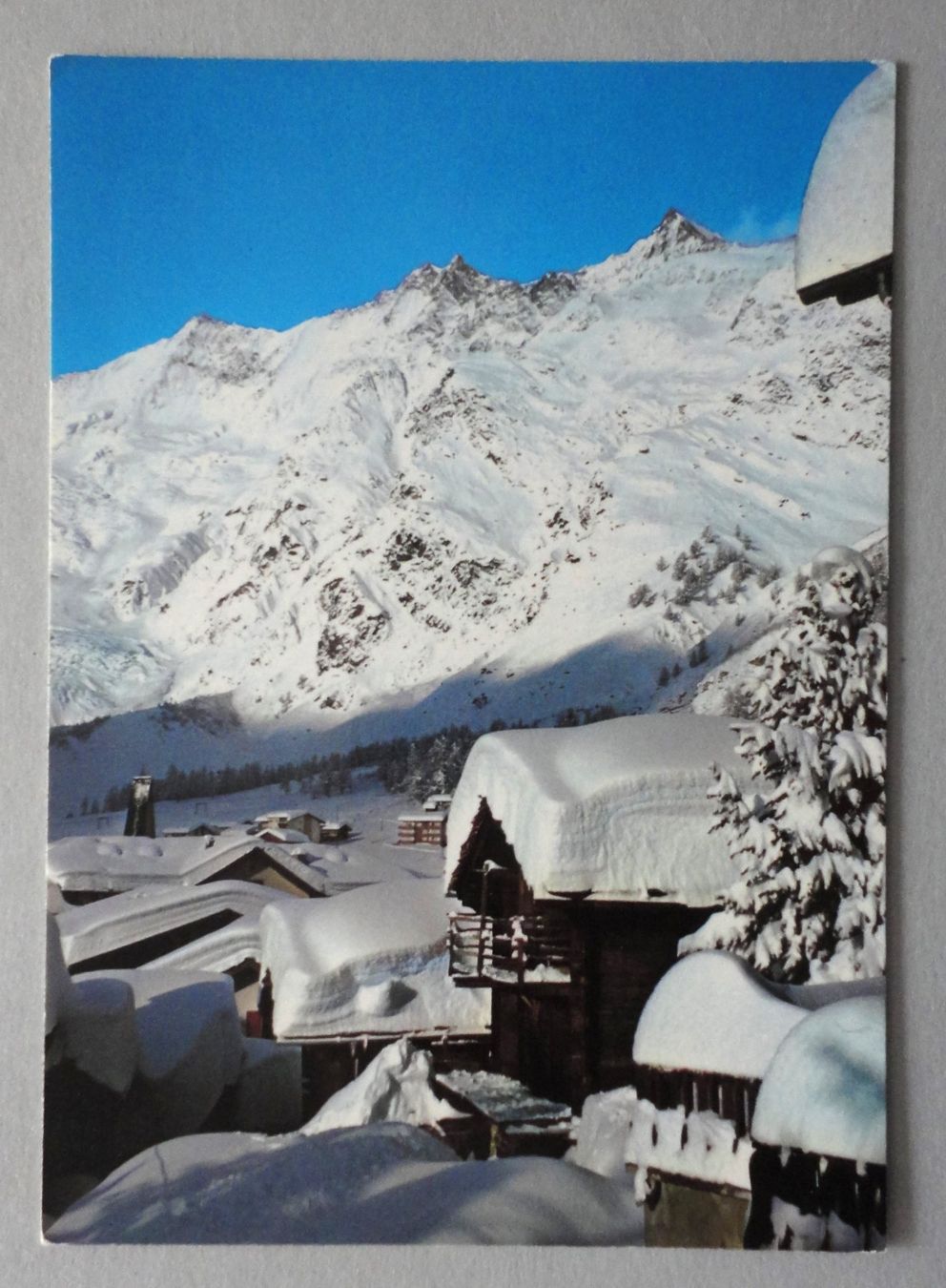 Cartoline postali: Saas-Fee 1800 m – Usato da Fétigny venduto da Billy2miny