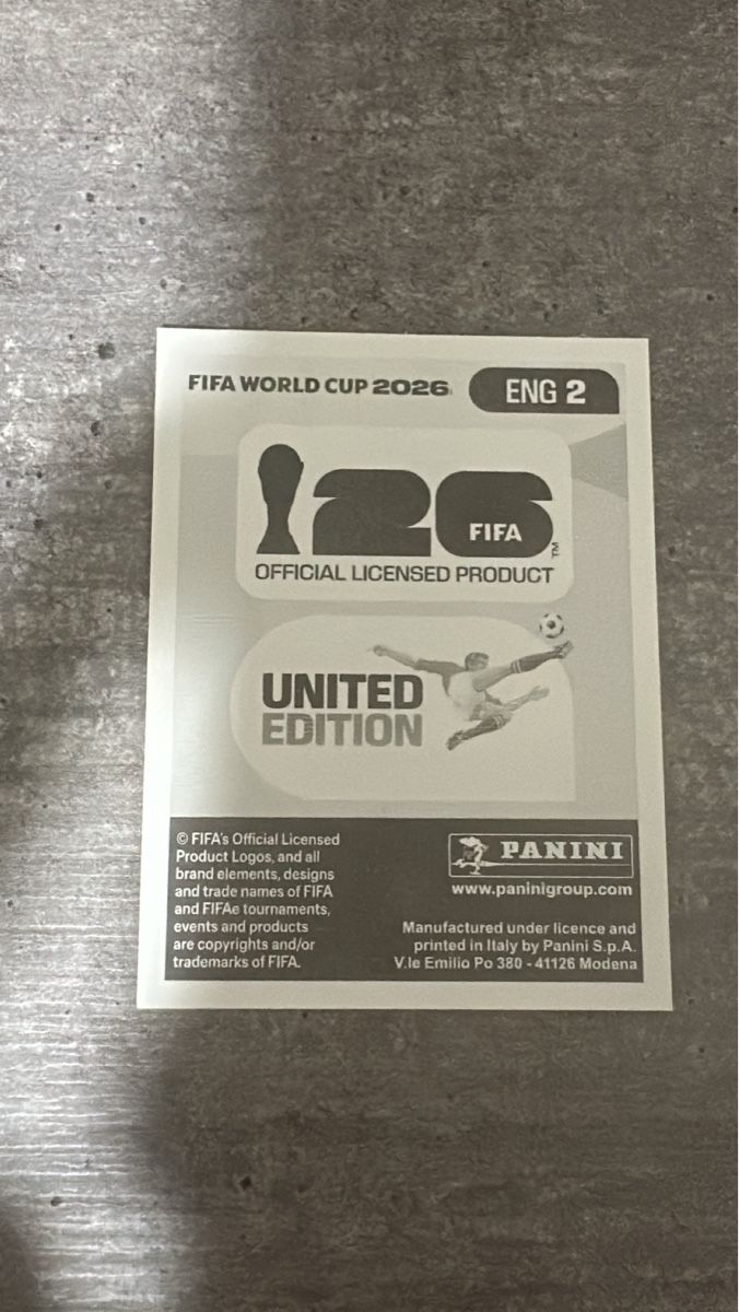 Panini Sammelbilder & Trading cards: ENG 2 , FIFA WORLD CUP 2026 PANINI  – Neu (gemäss Beschreibung) aus Frauenfeld von 1PegPeg1 1