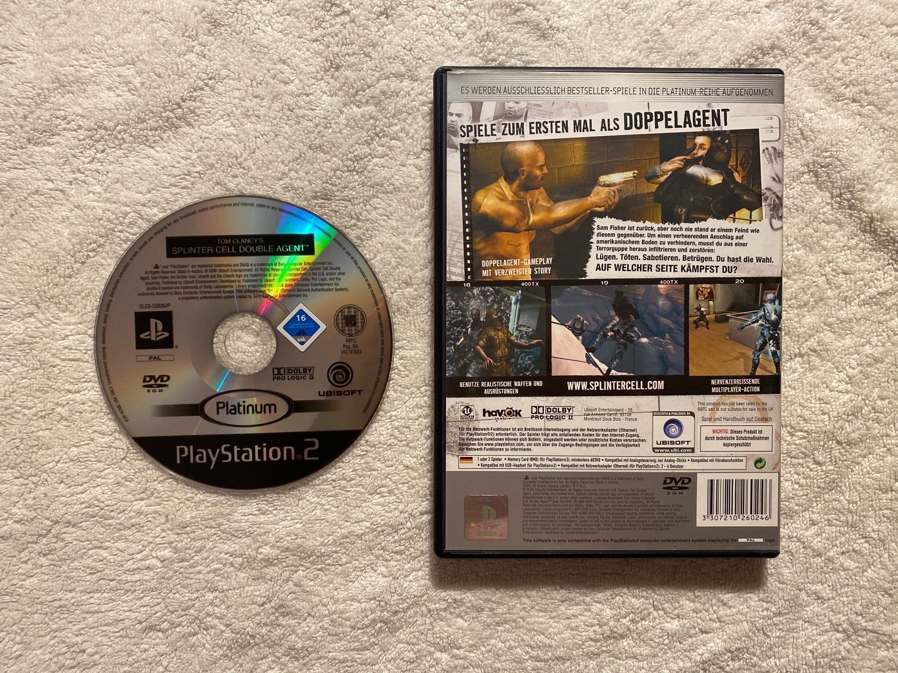 Sony Giochi: Tom Clancy`s Splinter Cell Double Agent PS2 – Usato da Reichenbach i. K. venduto da Daniel840 1