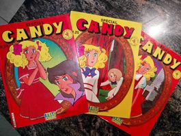 Lot 3 magazines CANDY Télé Guide 1978