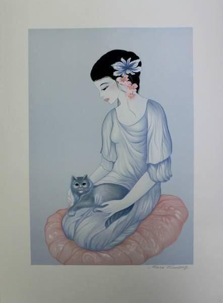 Grafiken & Lithographien: Mara Tran Long LITHOGRAPHIE – Gebraucht aus Gersau von kunst-online
