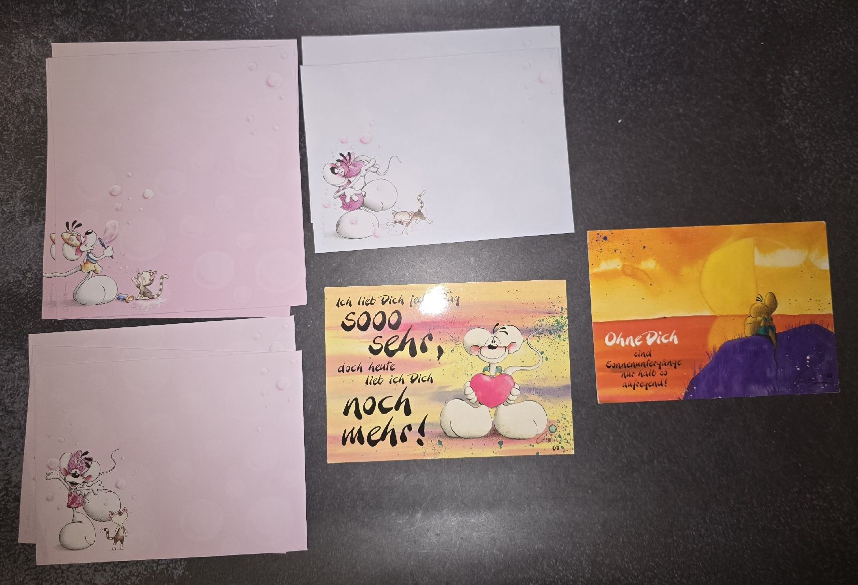Papiere: Diddl Briefpapier und Postkarte – Neu (gemäss Beschreibung) aus Basel von BeautyqueenbyNB