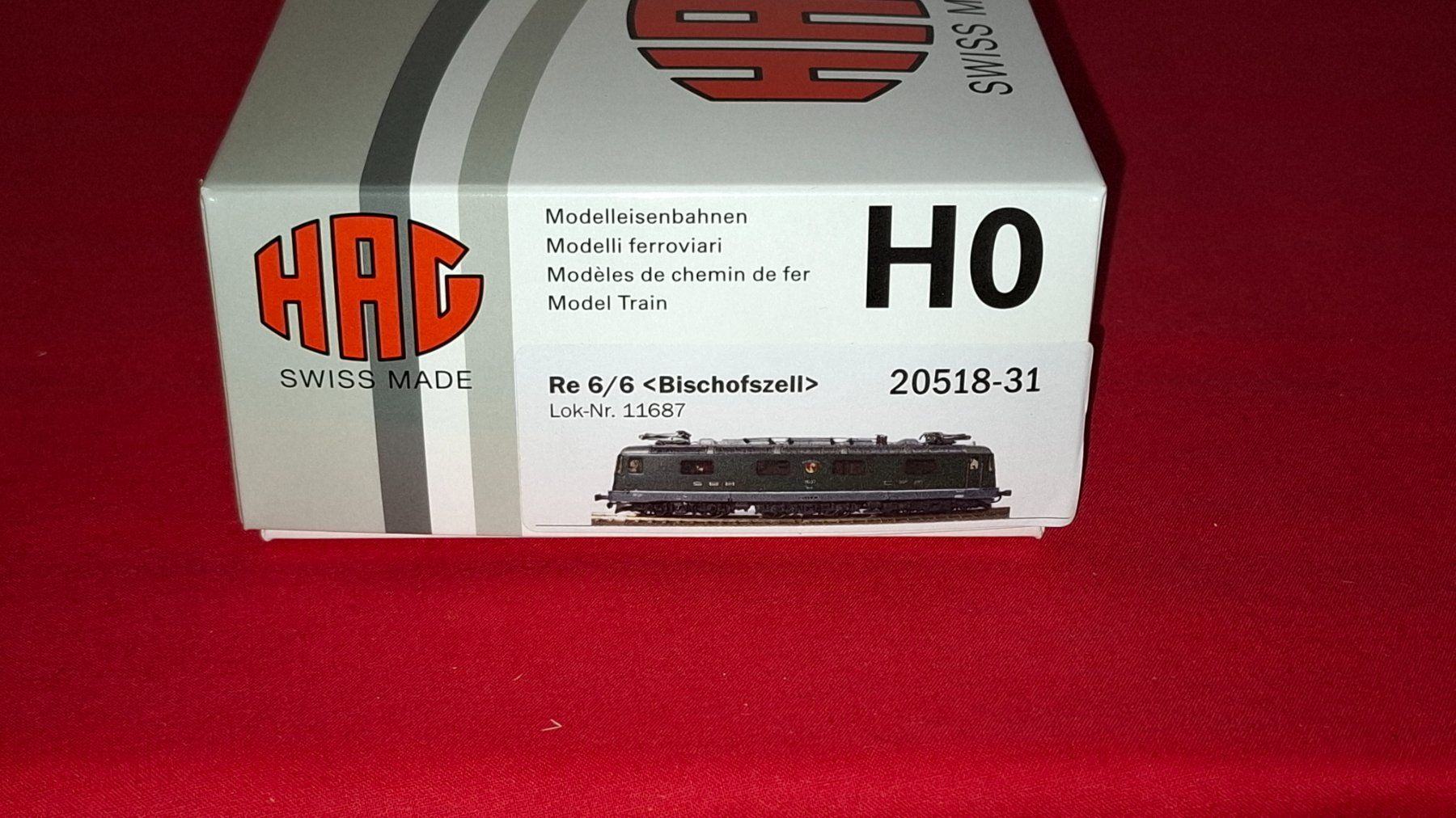 Hag Modellini di ferrovie: HAG : Re 6/6 " Bischofszell " DC, Digital – Usato da Märwil venduto da Siebenzipfel 5