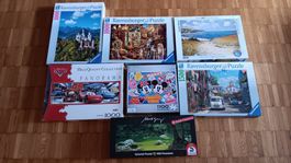 Lot Puzzle, Von 1000-1500 Teile