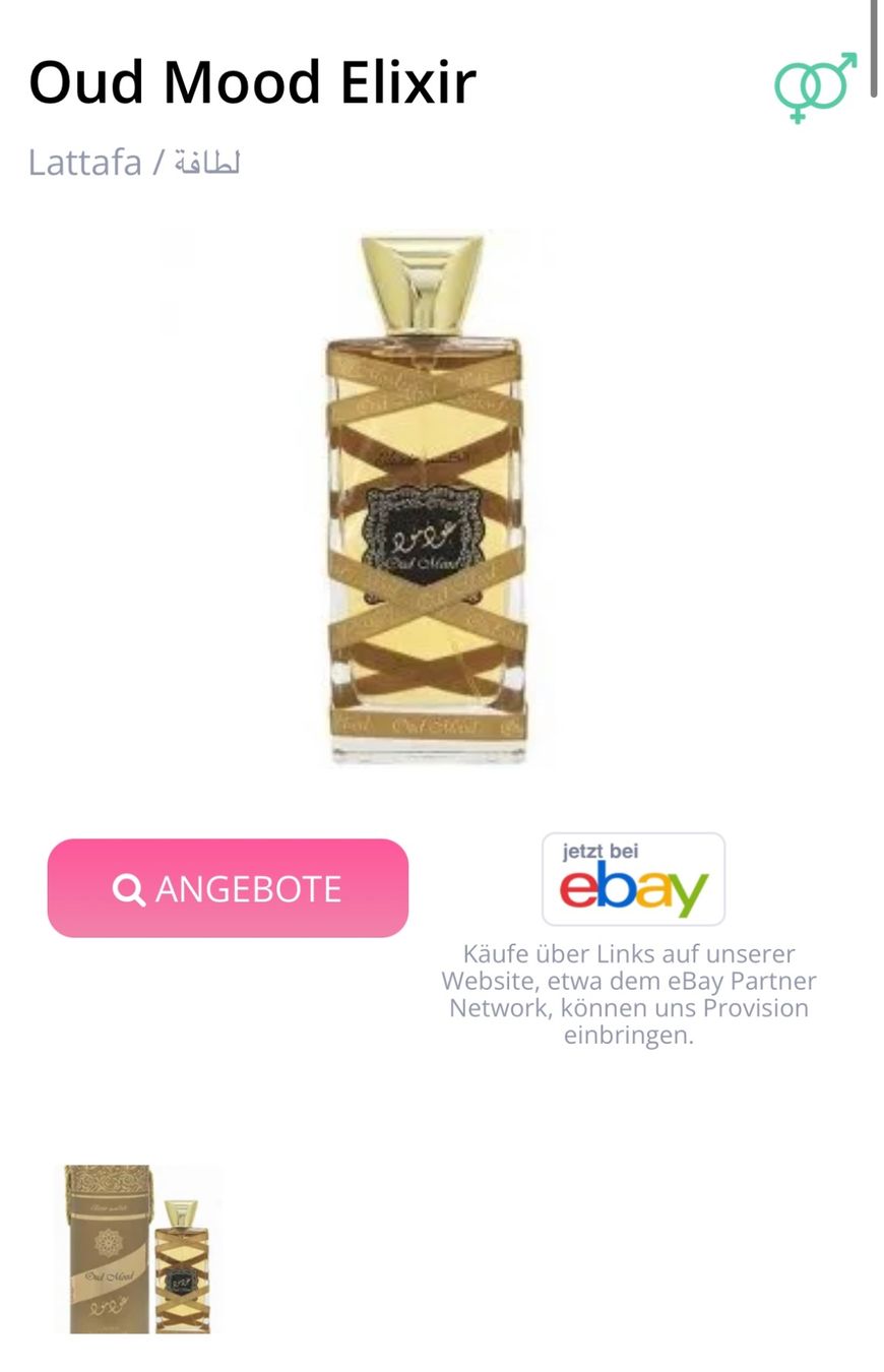 Lattafa Profumi & Eau de Toilette: Lattafa Oud Mood Elixir EDP100ml. Unisex Nur einmal getestet – Nuovo (secondo la descrizione) da Zürich venduto da deruja 5