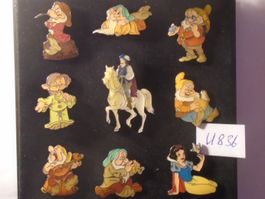 9 ver. Schneewittchen und die Sieben Zwerge Pins (U936)