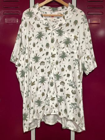 LEVI'S "PLANTS" SHORT SLEEVES SHIRT SZ: XXL