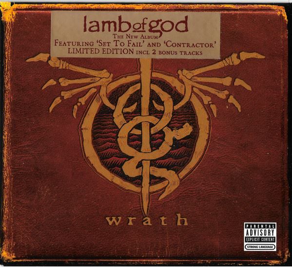 Adesivo Vinile Lamb Of God Wrath - Decalcomania 12 Pollici Per Auto, Camion, Laptop