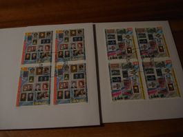Liechtenstein 2002, LIBA'02, FDC Satz, Einzel + 4erbl
