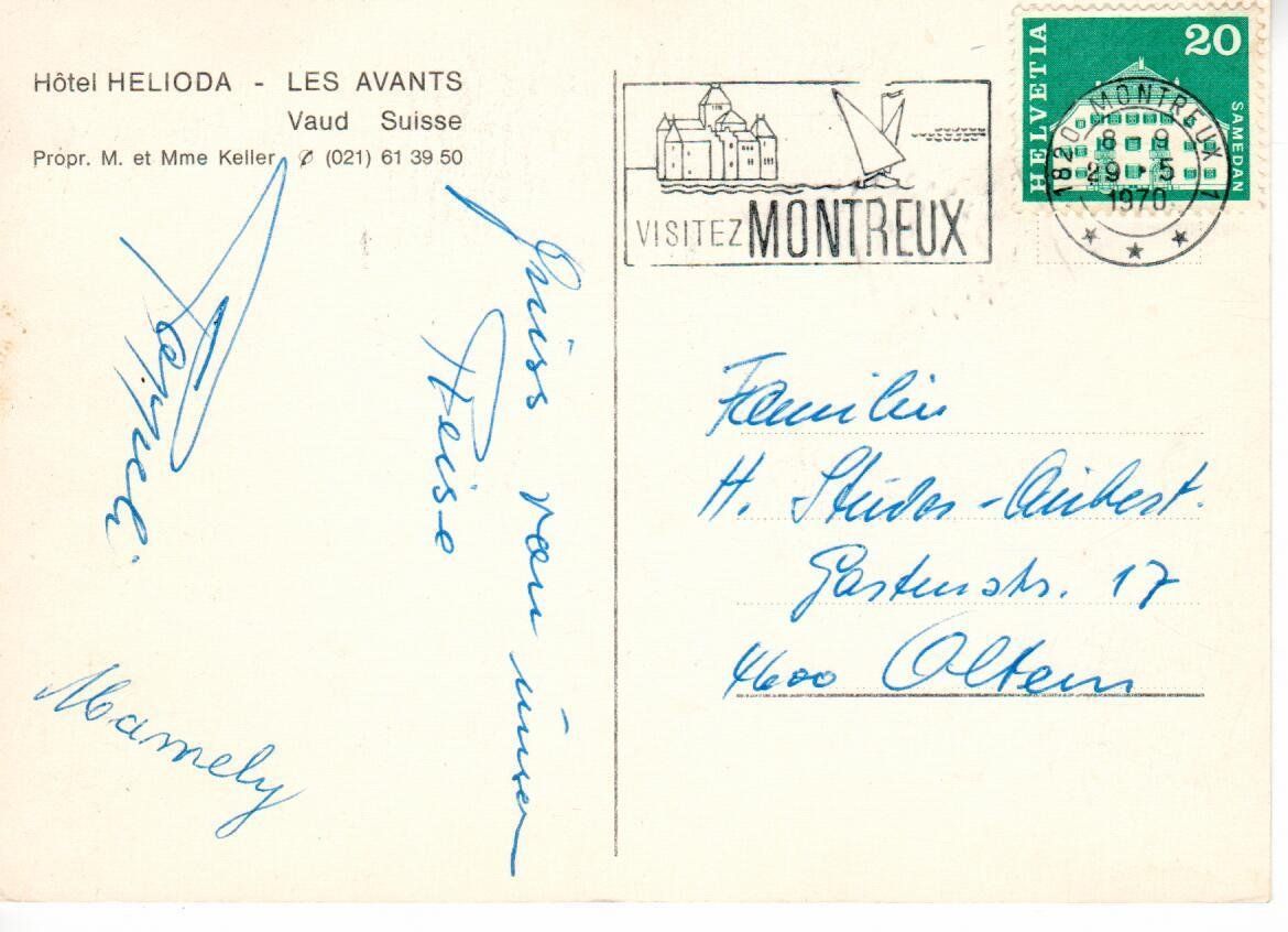 Cartoline postali: Hôtel Helioda - les Avants – Usato da Wolhusen venduto da Curver9 1