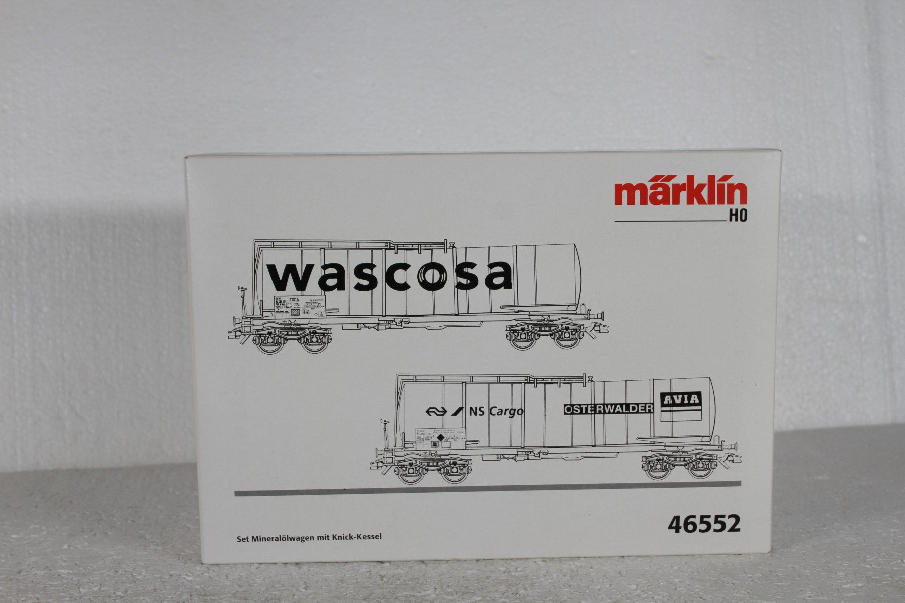 Märklin Modellini di ferrovie: Märklin 46552 SBB/NS Kesselwagen-Set – Usato da Triesen venduto da cor_62ts