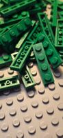 Lego 44x Platten (3710) grün