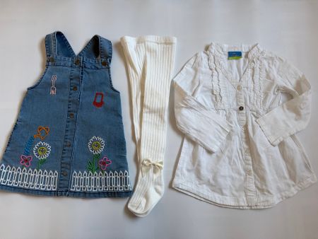 Stella mccartney Besticktes Kleid Mädchen ca. 3J