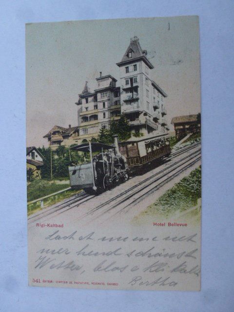 Ansichtskarten: Ansichtskarte Rigi-Kaltbad 1901 – Gebraucht aus Walkringen von Casablanca777