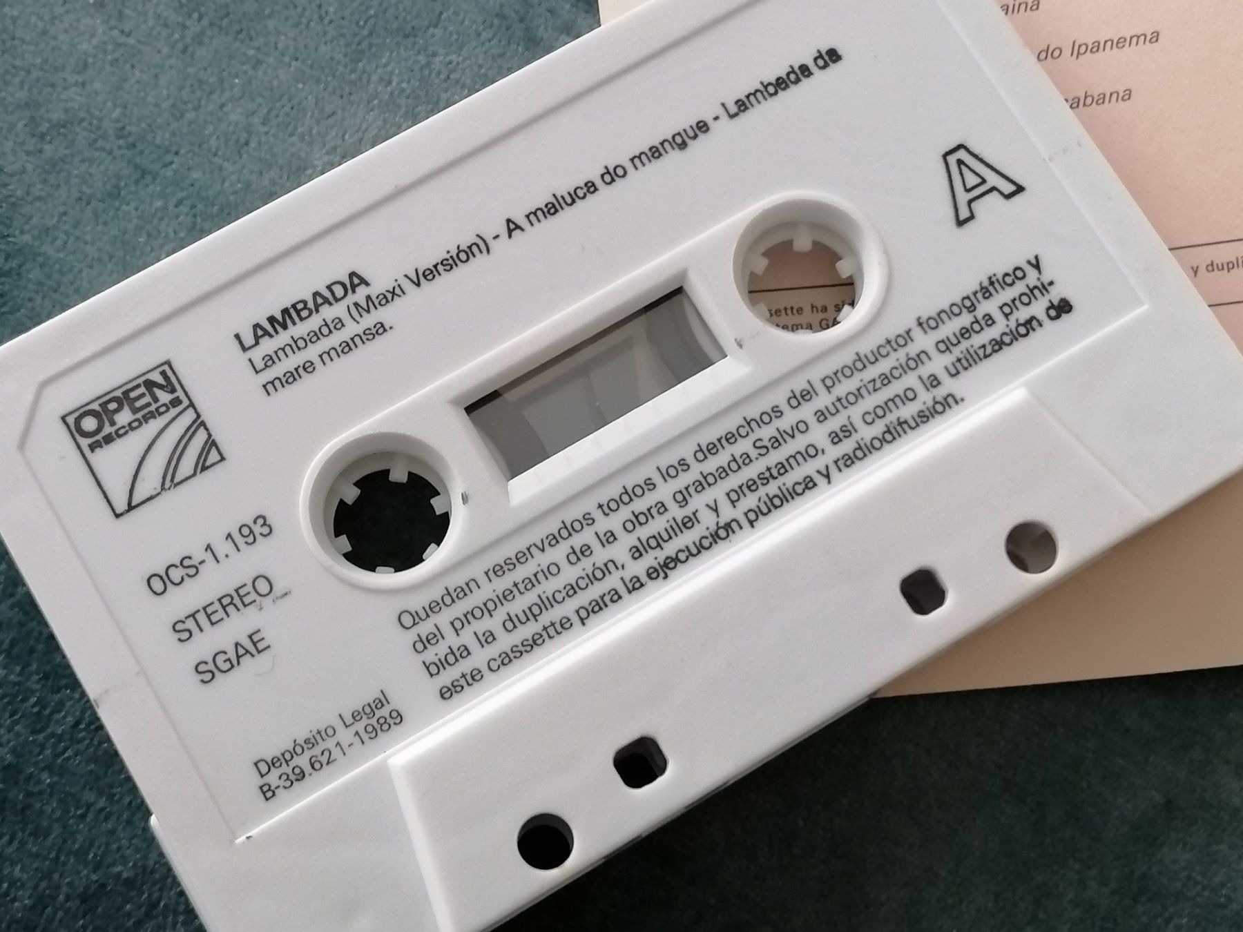 Musicassette: MC Kassette Lambada – Usato da Basel venduto da vintagecollector 4