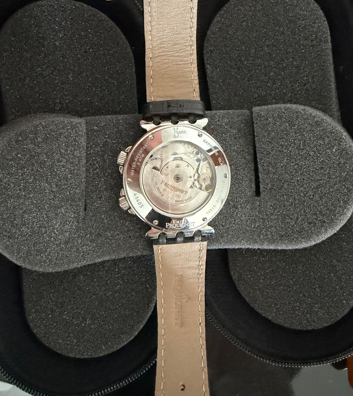 Montres: Pequignet Automatic Uhr mit Wecker (!) Full Set+ ! – D'occasion à Zug par rue_sky6 3