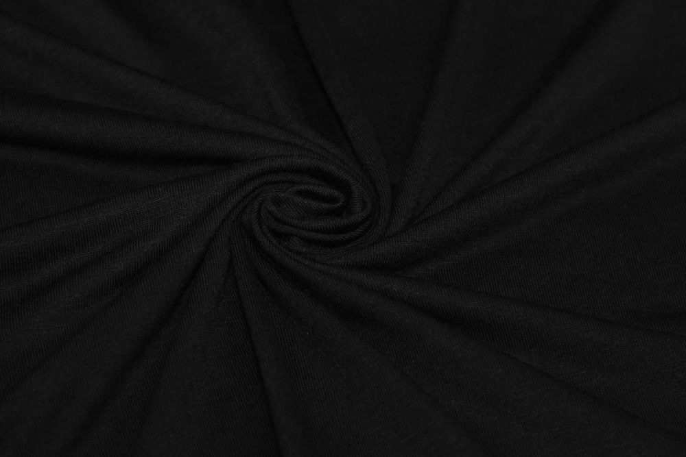 Tessuti: ***AUSVERKAUF*** Stoff Viscosejersey uni schwarz – Nuovo (secondo la descrizione) da Obfelden venduto da solomon111 1