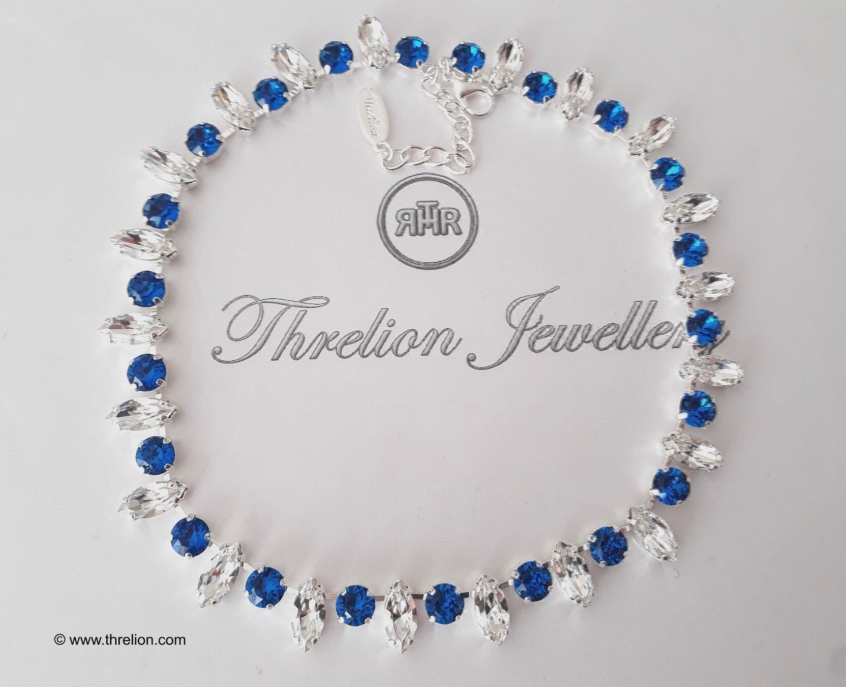 Catenine: Threlion Halskette mit Sarovski Kristallen – Nuovo e nell'imballaggio originale da Riehen venduto da Threlion