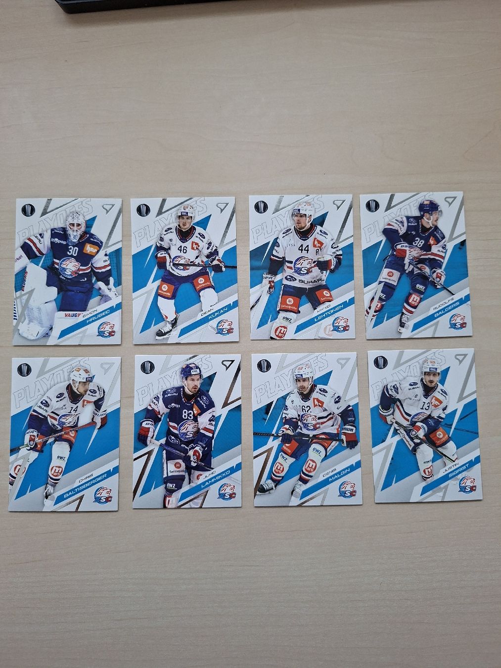 Sportzoo Carte collezionabili: 8 cartes Base Playoff ZSC – Nuovo (secondo la descrizione) da Lentigny venduto da BaechlerJ