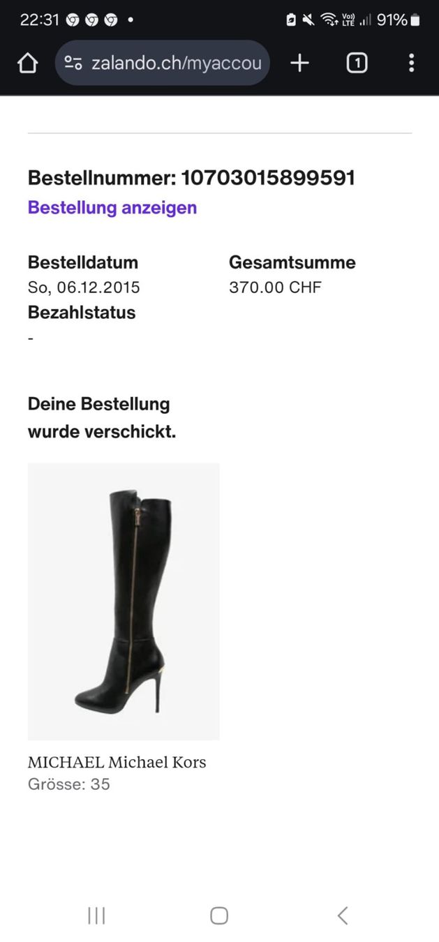 Michael Kors Damenschuhe: Michael Kors Lederstiefel Gr. 35 – Neu (gemäss Beschreibung) aus Grenchen von Lucifero17 7