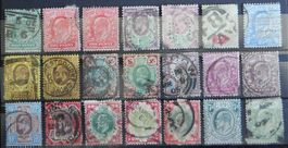 Grossbritannien British Lot mit alten Werten II