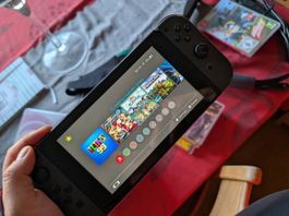 Nintendo Switch Konsole mit Zubehör und Spielen gebraucht