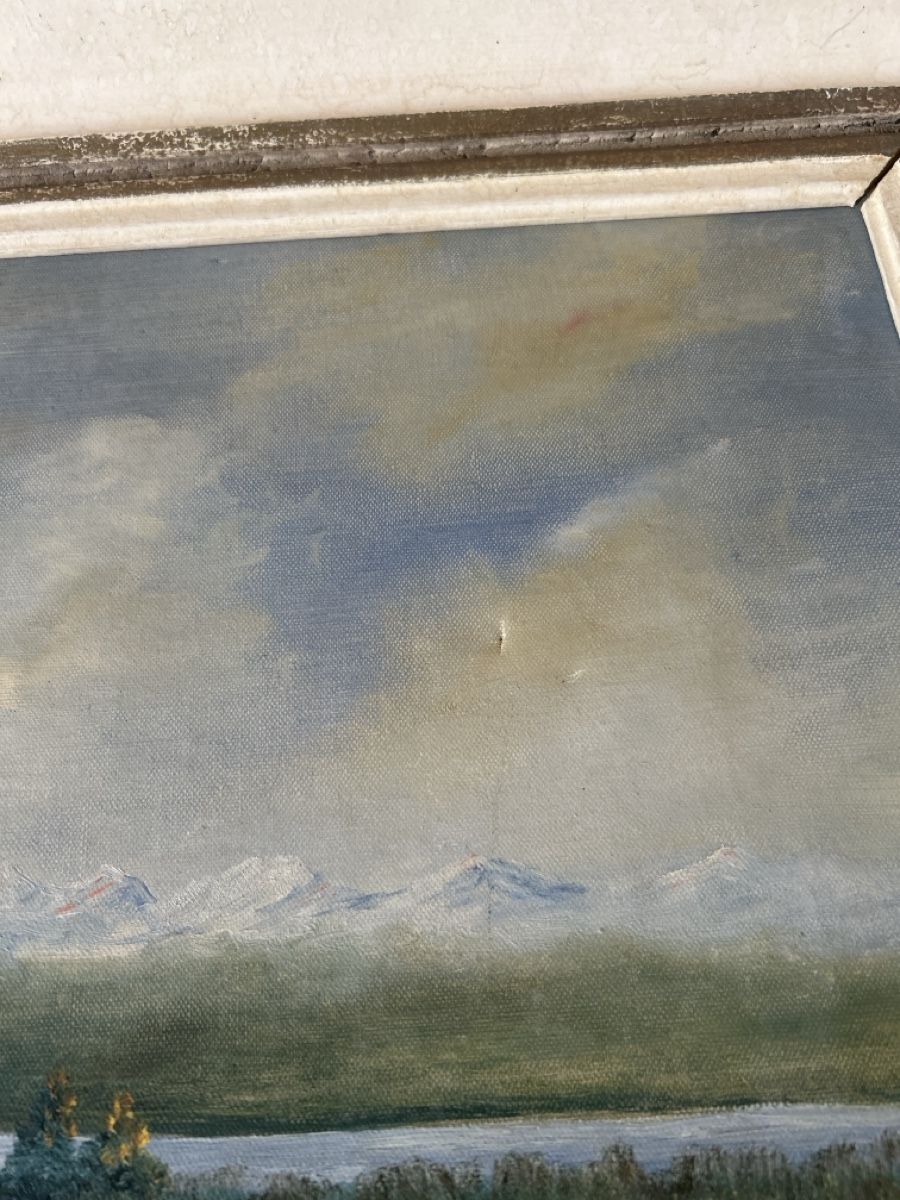 Gemälde: Original Ölgemälde M. von Moos im Holzrahmen – Gebraucht aus schaffhausen von xja_8fwh 3