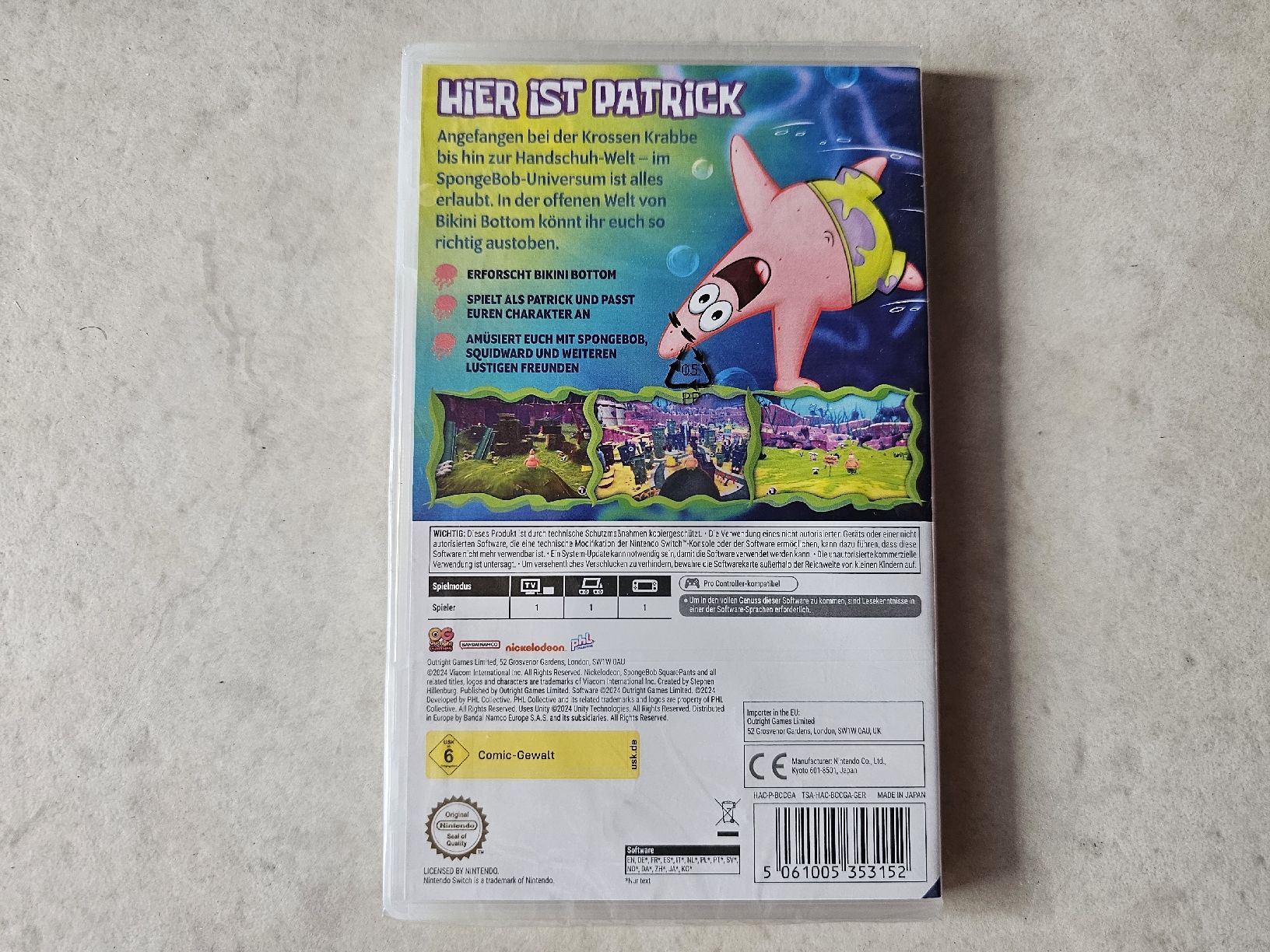 Nintendo Giochi: Das Patrick Star Spiel  /  Fabrikneu – Nuovo e nell'imballaggio originale da Schneisingen venduto da backstore24 1