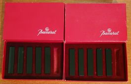 Baccarat Messerhalter, 10 Stk., schwarz, neuwertig!