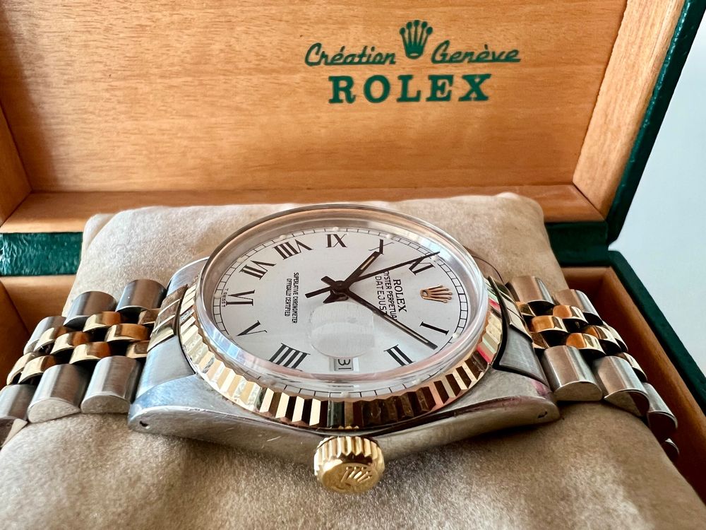 Rolex Orologi: ROLEX Datejust 36, 16013, Automatic, Steel-Gold, Box&papers – Usato da Le Mont-sur-Lausanne venduto da LycaGallery 4