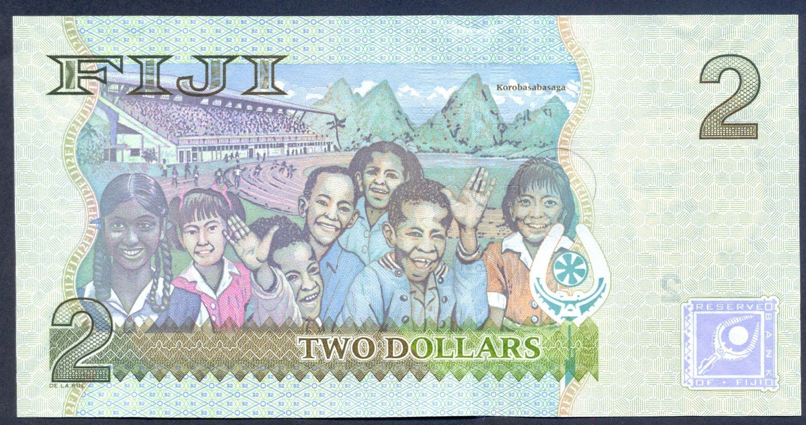Banconote: Fiji 2 Dollar 2012 P-109b UNC – Nuovo (secondo la descrizione) da Schliern b. Köniz venduto da pizzitaxi 1