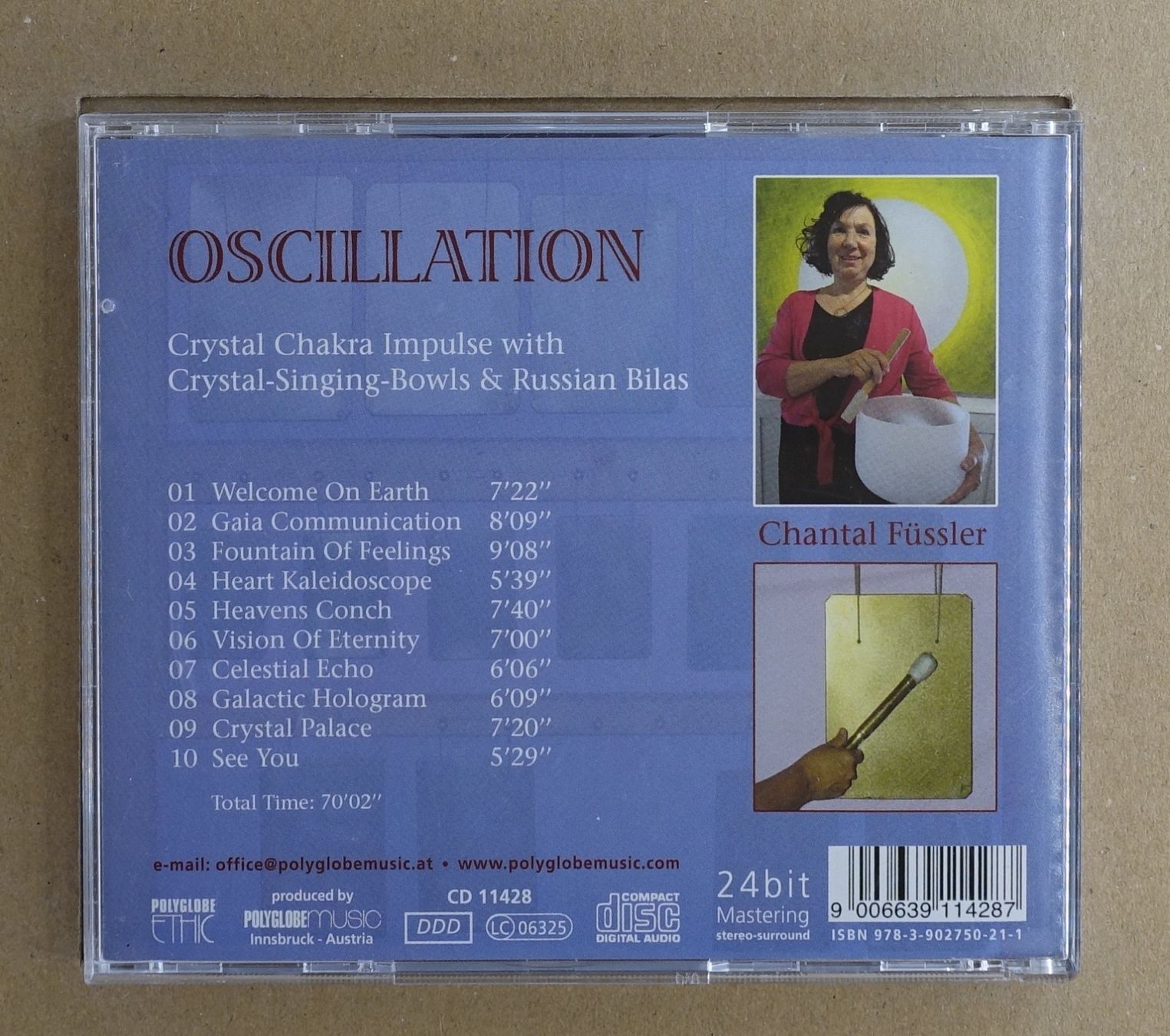 CDs: Chantal Füssler - Oscillation - Crystal Chakra Impulse - T4 – Gebraucht aus Sessa von discoverymedia 1