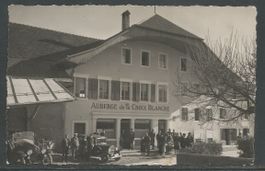 Carte P ( Riaz / Auberge de la Croix Blanche )