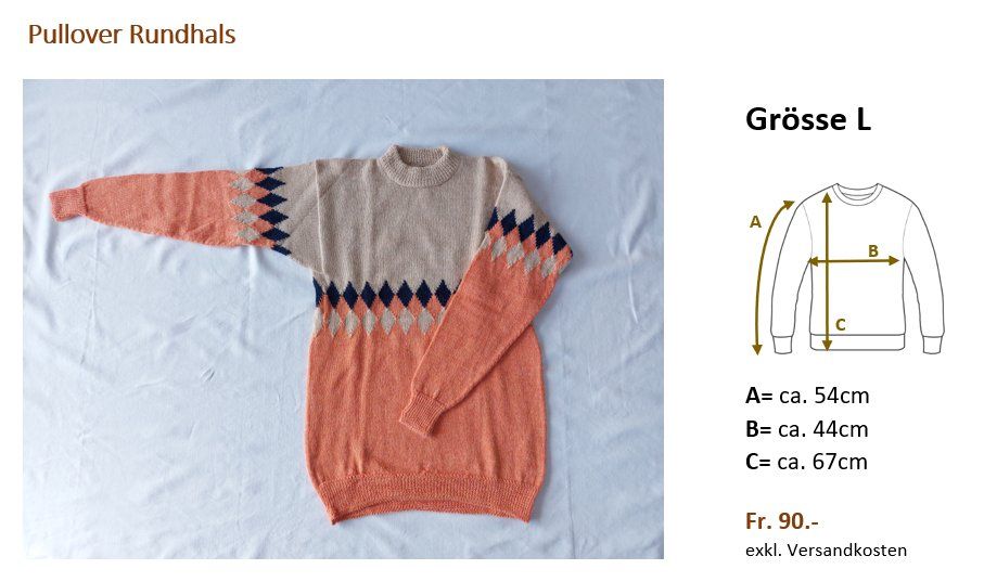 Pullover & Sweatshirts: Pullover Alpaka-Wolle Grösse L – Neu und originalverpackt aus Zuckenriet von Wakonda 2