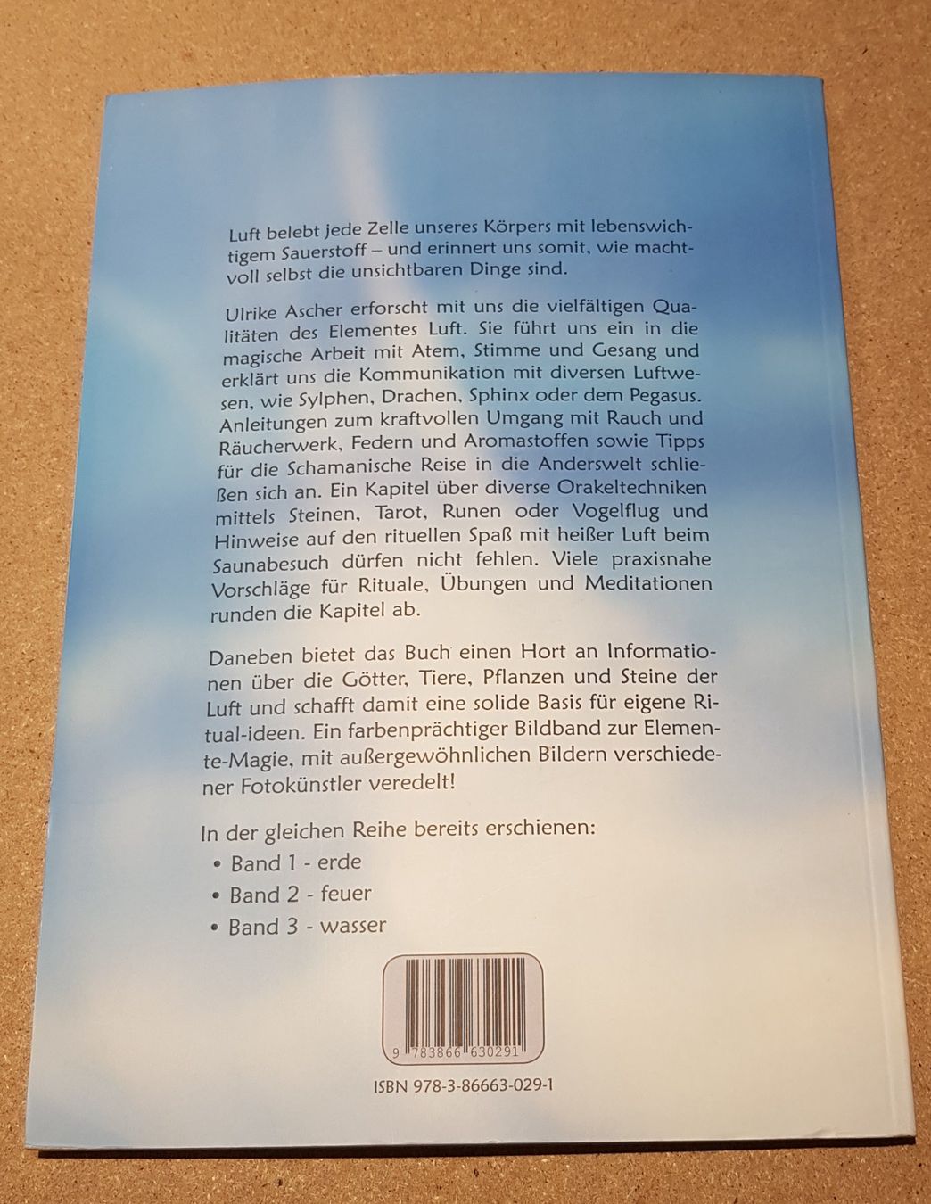 Bücher: Die Magie der Elemente: Band 4: Luft - Ulrike Ascher – Gebraucht aus Courtételle von Anais72 1