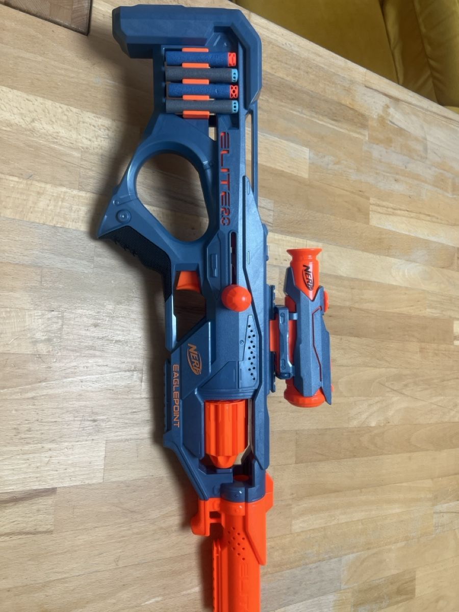 Spielzeuge: Nerf Elite Eaglepoint blaster gebraucht voll funktionsfähig – Gebraucht aus Zürich von Lej_sy29 1
